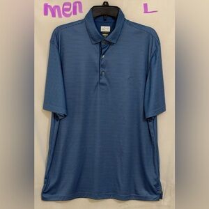 Greg Norman Collection Men's Polo in Deep Blue